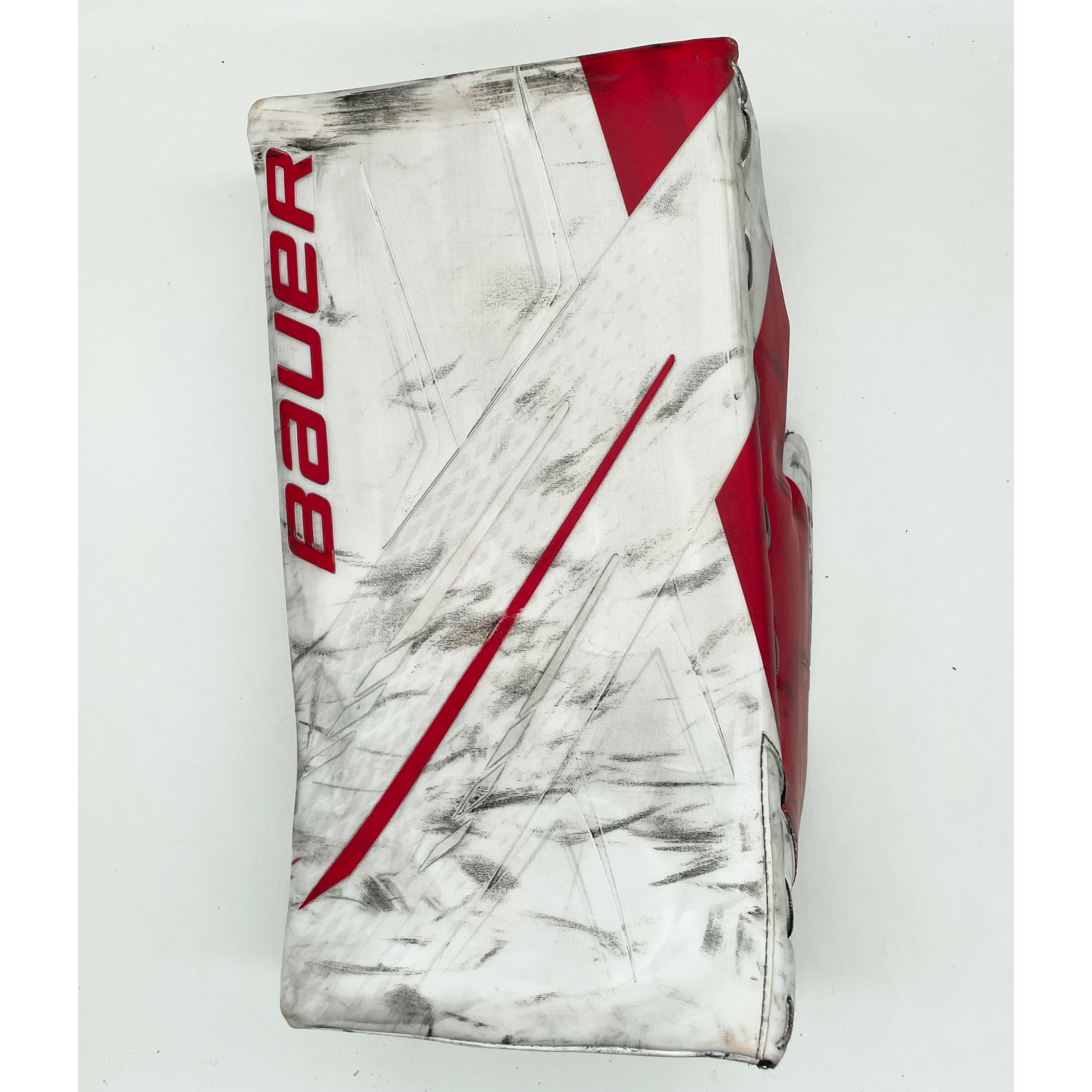 Bauer Vapor Hyperlite - Bloqueur de gardien droit Pro Stock d'occasion (blanc/rouge)